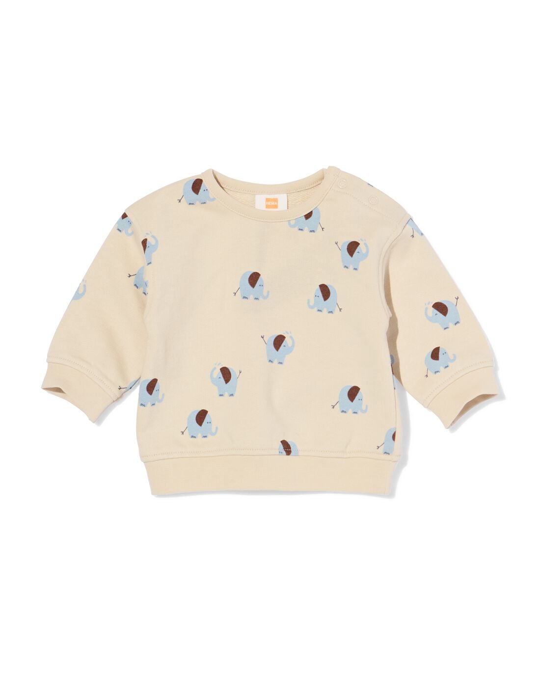 HEMA Babytrui sweatstof dieren zand (zand) | HEMA