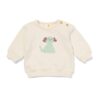 HEMA Babytrui sweatstof hond ecru (ecru) | HEMA
