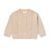 HEMA Babyvest ajour gebreid zand (zand) | HEMA