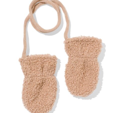 HEMA Babywanten teddy beige (beige) | HEMA