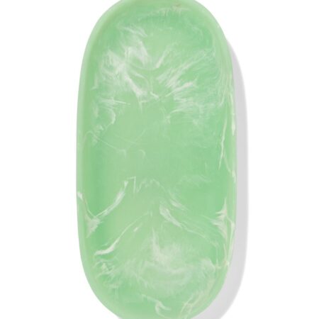 HEMA Badkamer schaaltje 25x12cm epoxy marmerlook groen (groen) | HEMA