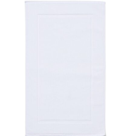 Badmat 50x80 zware kwaliteit wit
