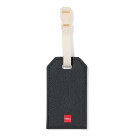 HEMA Bagagelabel 5.4x9.6cm zwart (zwart) | HEMA