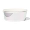 Bak 1300ml papier zilver - 2 stuks (zilver)