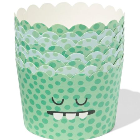 HEMA Bakjes 9.3x6cm papier monster - 8 stuks | HEMA