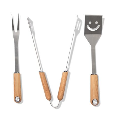 HEMA Barbecue bestekset rvs - 3 stuks | HEMA