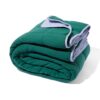 Bedsprei 260x235cm jersey groen-lila (groen)