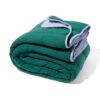 HEMA Bedsprei 260x235cm jersey groen-lila (groen) | HEMA