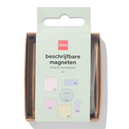 HEMA Beschrijfbare magneten - 22 stuks | HEMA
