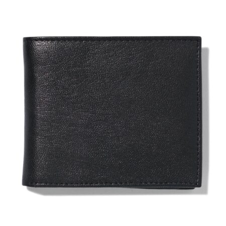 Billfold portemonnee leer zwart