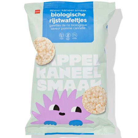 HEMA Bio rijstwafeltjes appel-kaneel 35g | HEMA