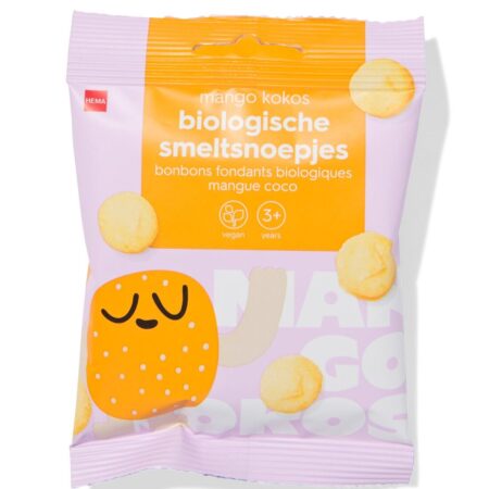 HEMA Bio smeltsnoepjes mango-kokos 10g | HEMA