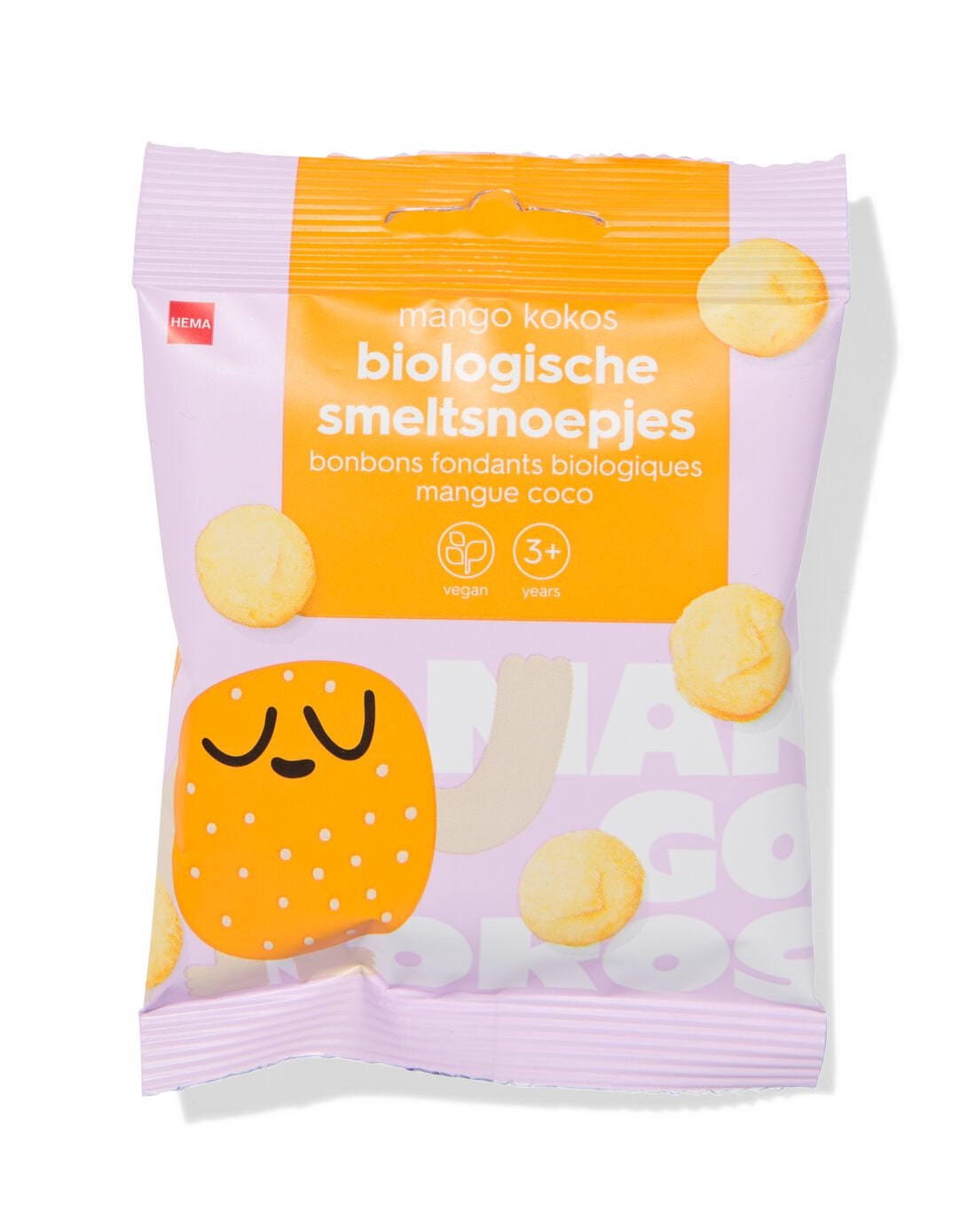 HEMA Bio smeltsnoepjes mango-kokos 10g | HEMA