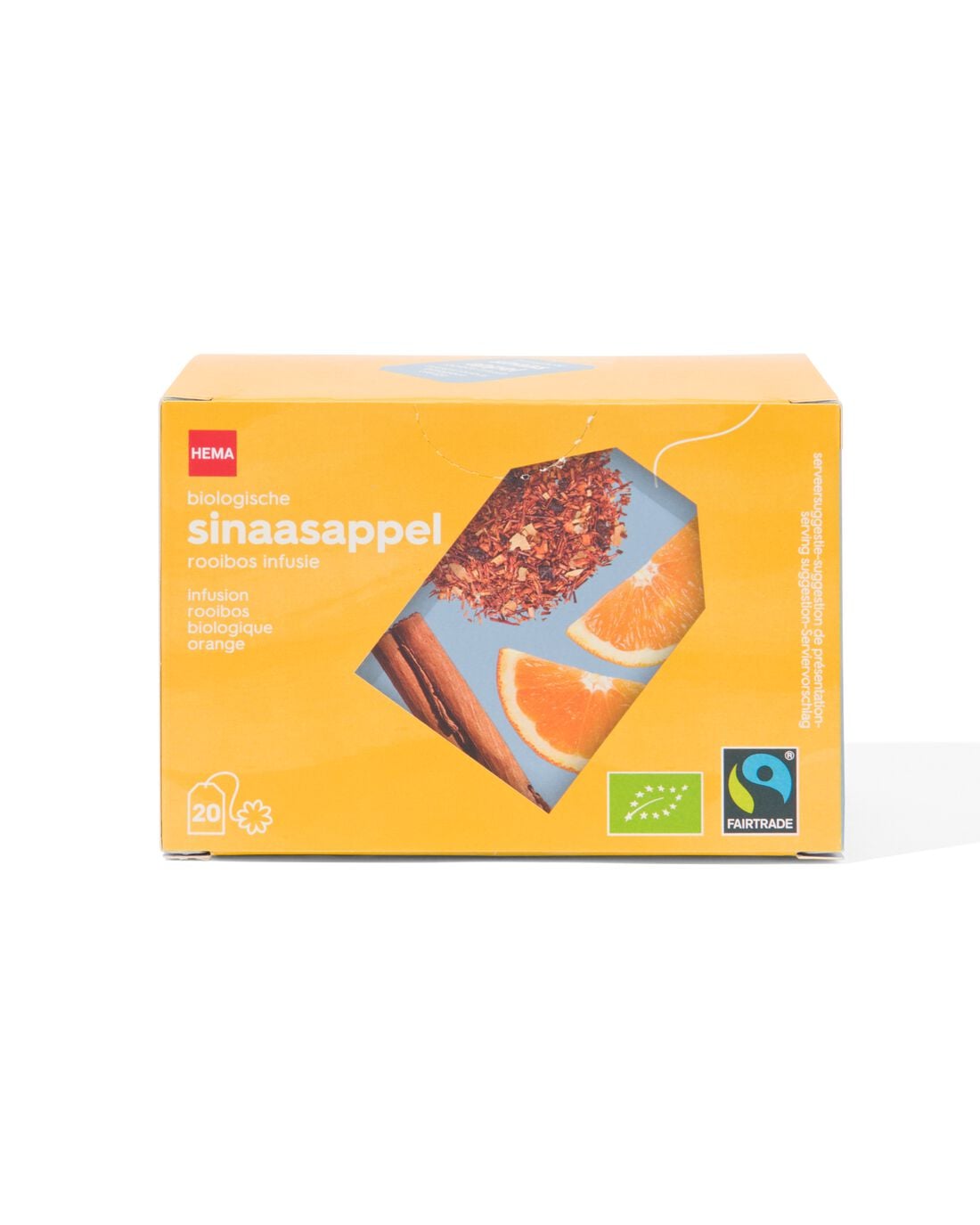 Biologische rooibos infusie sinaasappel - 20 stuks
