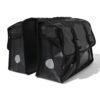 HEMA Bison dubbele fietstas 40L (zwart) | HEMA