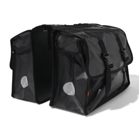 HEMA Bison dubbele fietstas 40L (zwart) | HEMA