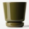 Bloempot ⌀14.4x14.8cm keramiek groen