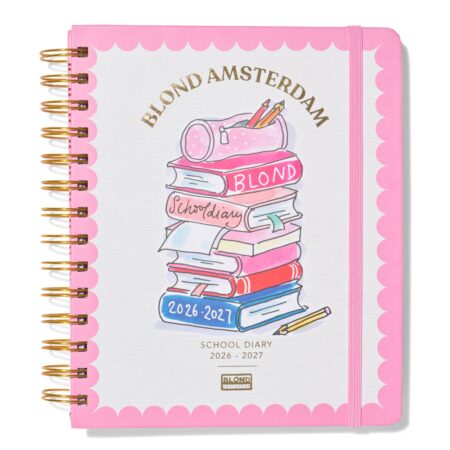 HEMA Blond Amsterdam schoolagenda 2026-2027 15.5x19cm | HEMA