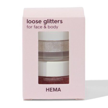 HEMA Bodyglitter roze-zilver | HEMA