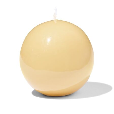 HEMA Bolkaars ⌀10cm glad lichtgeel (lichtgeel) | HEMA
