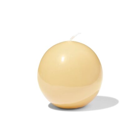 HEMA Bolkaars ⌀7cm glad lichtgeel (lichtgeel) | HEMA