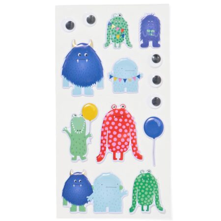 HEMA Bolle stickers monster - 13 stuks | HEMA
