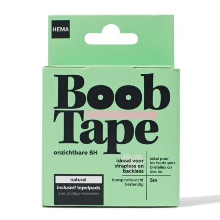 HEMA Boobtape beige 5m inclusief tepelpads | HEMA