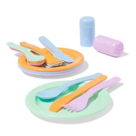 HEMA Bordjes en vorkjes bio plastic | HEMA