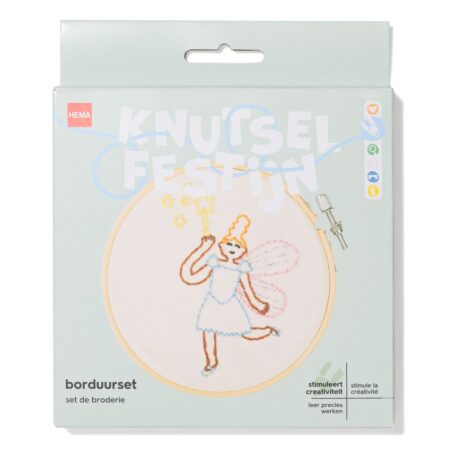 HEMA Borduurset 13x13cm fee | HEMA