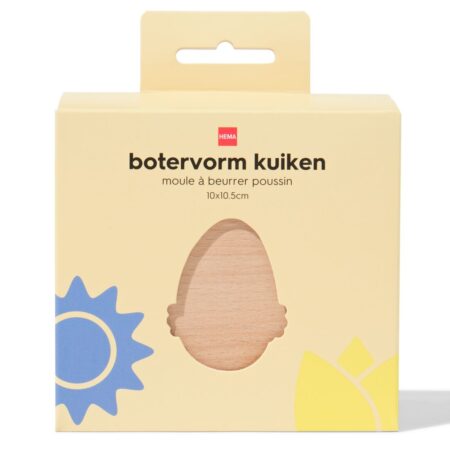 HEMA Botervorm kuiken 10x10.5cm hout | HEMA