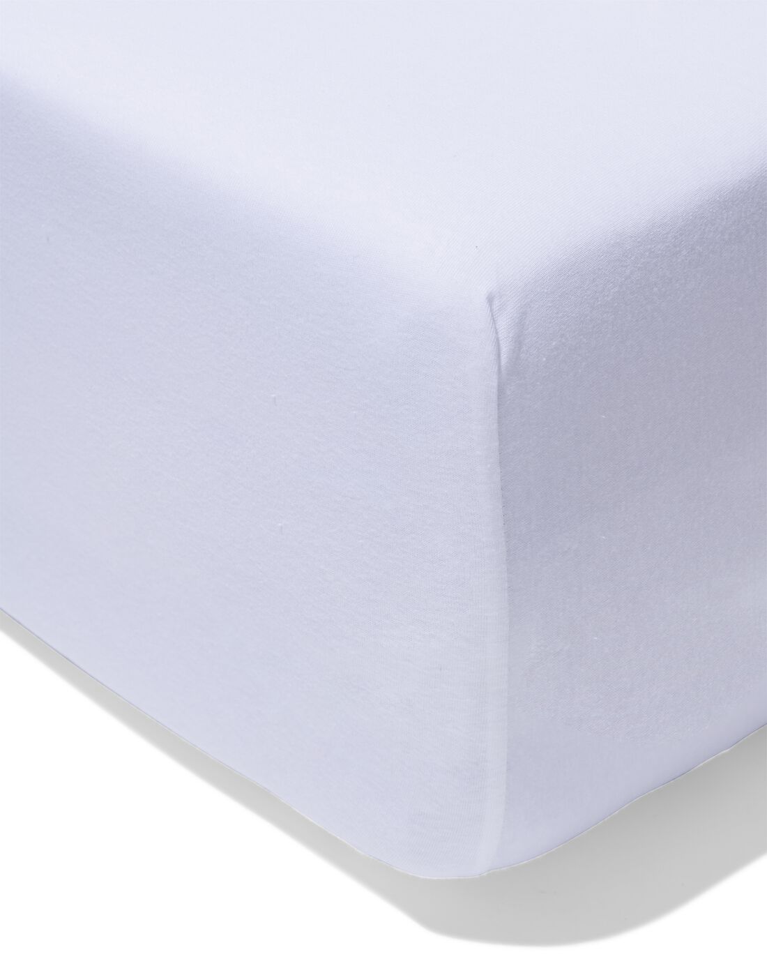 HEMA Boxspring hoeslaken 100x200/220cm jersey wit (wit) | HEMA