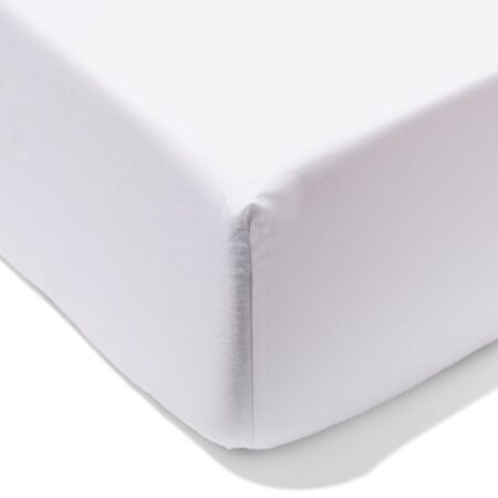 HEMA Boxspring hoeslaken 140x200cm hotel katoen percal wit (wit) | HEMA