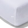 Boxspring hoeslaken 160x200cm zacht katoen wit