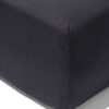 HEMA Boxspring hoeslaken 80x200cm jersey donkergrijs (donkergrijs) | HEMA