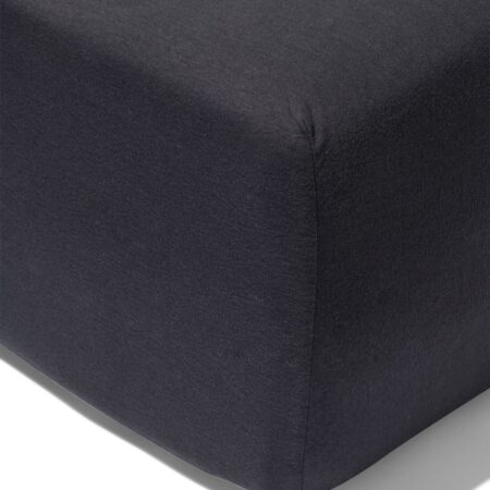 HEMA Boxspring hoeslaken 80x200cm jersey donkergrijs (donkergrijs) | HEMA