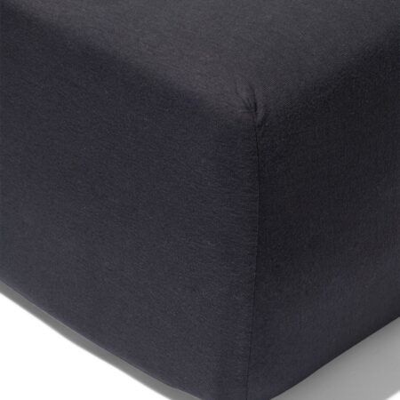 HEMA Boxspring hoeslaken 90x200cm jersey donkergrijs (donkergrijs) | HEMA