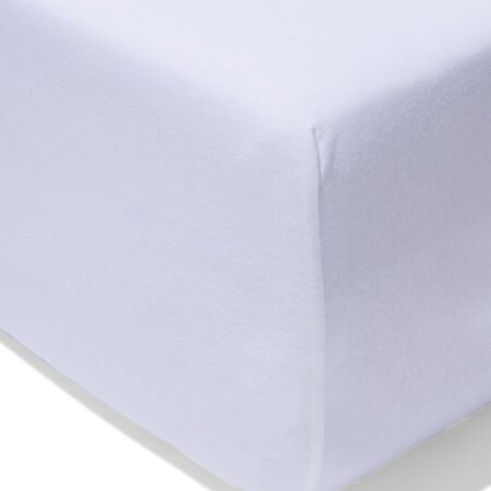 HEMA Boxspring hoeslaken 90x200cm jersey wit (wit) | HEMA