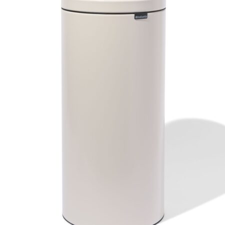 HEMA Brabantia Touch Bin Flat Top prullenbak 30L Soft Beige (beige) | HEMA