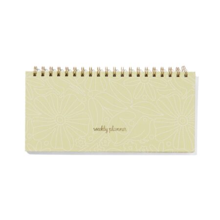 Bureauplanner met spiraal 13x27 groen