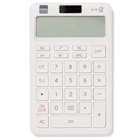 HEMA Bureaurekenmachine wit | HEMA