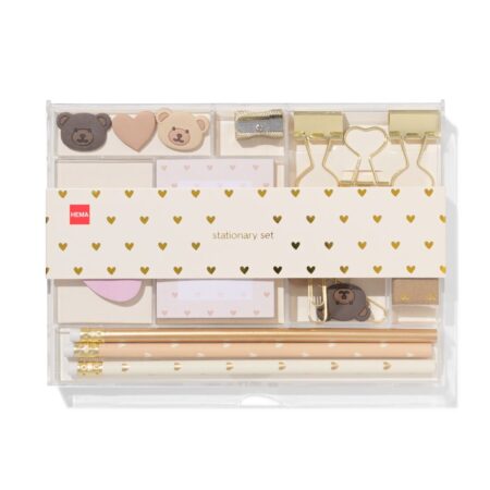 HEMA Bureauset beren (multicolor) | HEMA