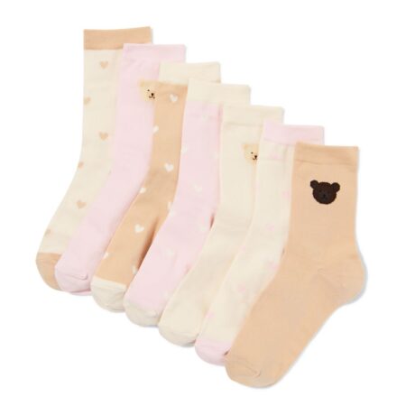 HEMA Cadeauset sokken beren maat 36-41 - 7 paar (multicolor) | HEMA