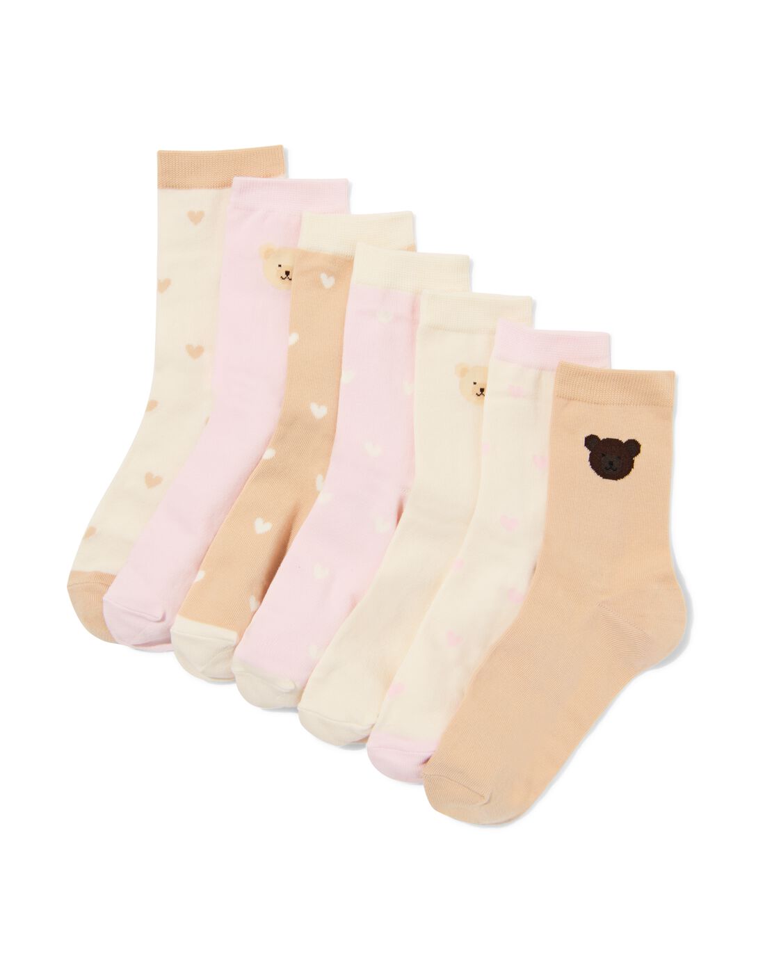HEMA Cadeauset sokken beren maat 36-41 - 7 paar (multicolor) | HEMA