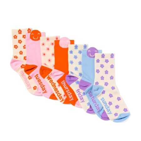 HEMA Cadeauset sokken bloem maat 36-41 - 7 paar | HEMA