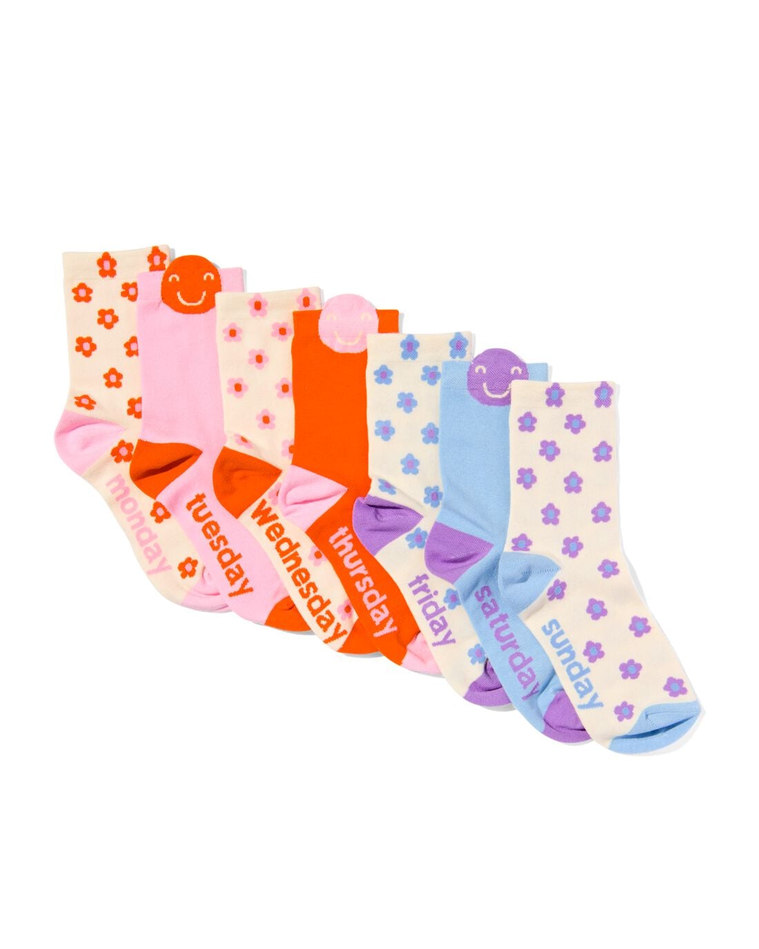 HEMA Cadeauset sokken bloem maat 36-41 - 7 paar | HEMA