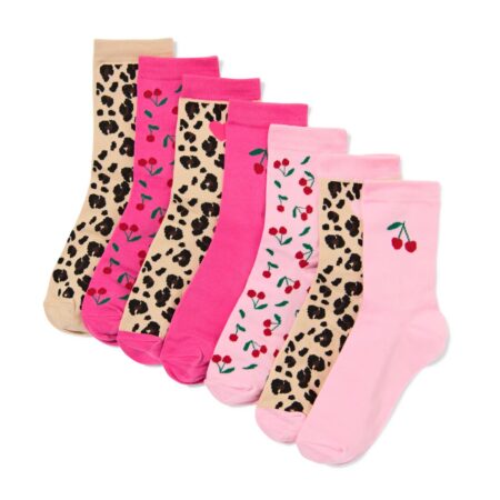 HEMA Cadeauset sokken luipaard maat 36-41 - 7 paar (multicolor) | HEMA