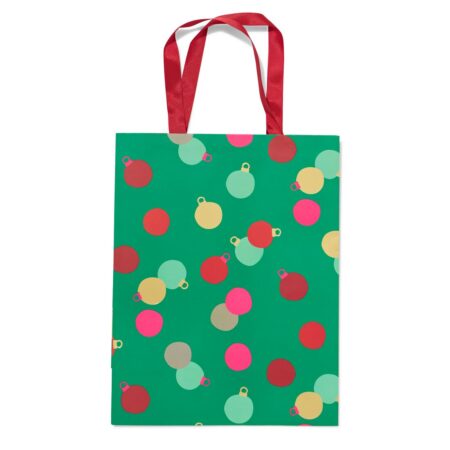HEMA Cadeautas 12x32x25cm kerstballen | HEMA