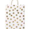 HEMA Cadeautas XL 45x28cm stippen (goud) | HEMA