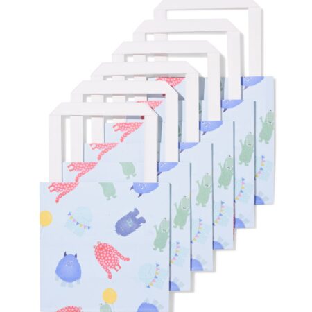 HEMA Cadeautasjes 21x13x21cm monsters - 6 stuks | HEMA
