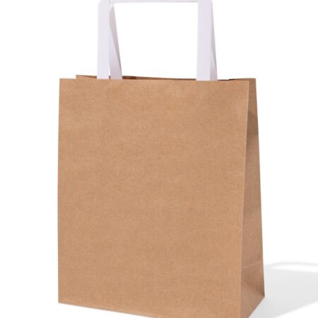 HEMA Cadeautasjes M kraft - 6 stuks (kraft) | HEMA